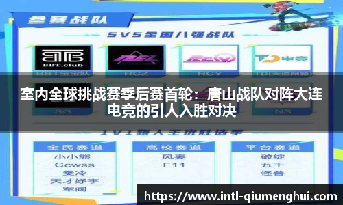 室内全球挑战赛季后赛首轮：唐山战队对阵大连电竞的引人入胜对决